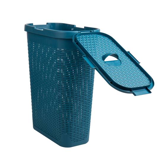 Mind Reader 23.5" Plastic Slim Laundry Hamper